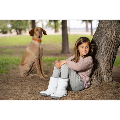 Утеплені чоботи Igor Shoes гляцеві білі