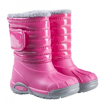 Сапоги Igor Shoes глянцевые розовые