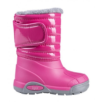 Сапоги Igor Shoes глянцевые розовые