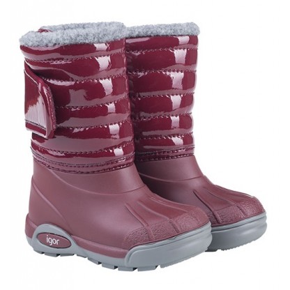 Сапоги Igor Shoes глянцевые бордо