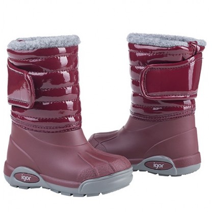 Сапоги Igor Shoes глянцевые бордо