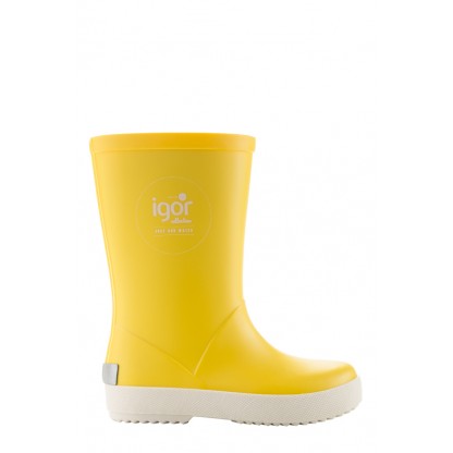 Утепленные резиновые сапоги Igor Shoes желтые