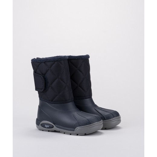 Утеплені дитячі чоботи Igor Shoes Topo Ski Nilon Marino