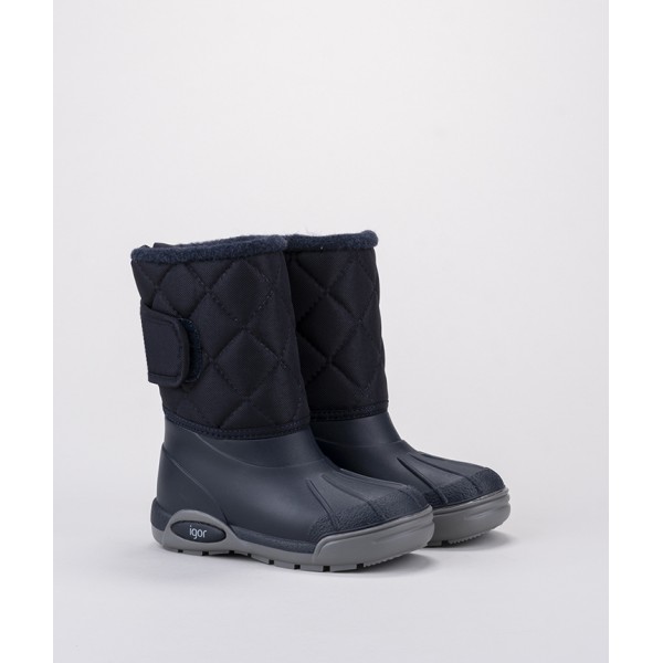 Утеплені дитячі чоботи Igor Shoes Topo Ski Nilon Marino