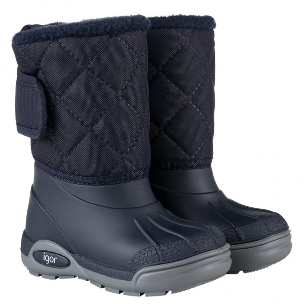 Утеплені дитячі чоботи Igor Shoes Topo Ski Nilon Marino