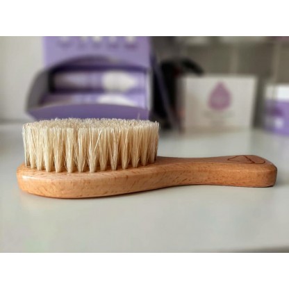 Деревянная щетка для волос из натуральной щетины