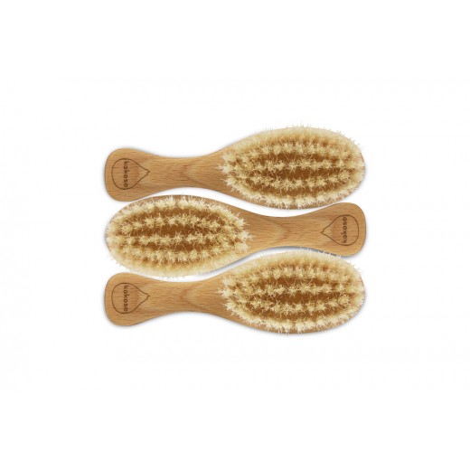 Дерев'яна щітка для волосся із натуральної щетини