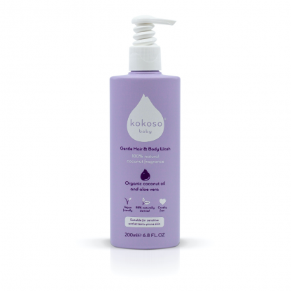 Детское средство для мытья волос и тела с нежным ароматом Kokoso Baby 200 мл