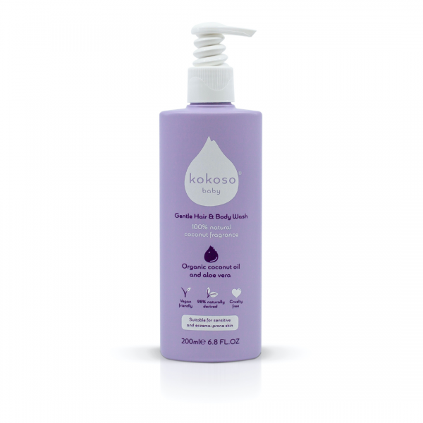 Детское средство для мытья волос и тела с нежным ароматом Kokoso Baby 200 мл
