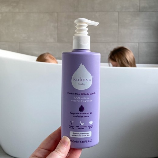 Дитячий засіб для миття волосся і тіла з ніжним ароматом Kokoso Baby 200 мл