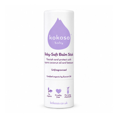 Детский защитный бальзам-стик Kokoso Baby без отдушки, 13 г