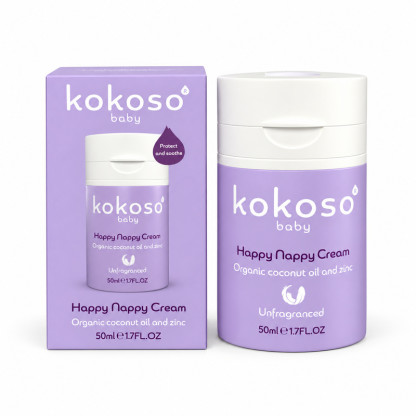 Крем під підгузок Kokoso Baby Happy Nappy з цинком, 50 мл