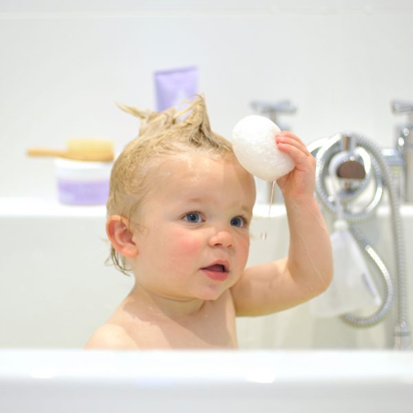 Натуральная детская губка для купания из конжака Kokoso Baby