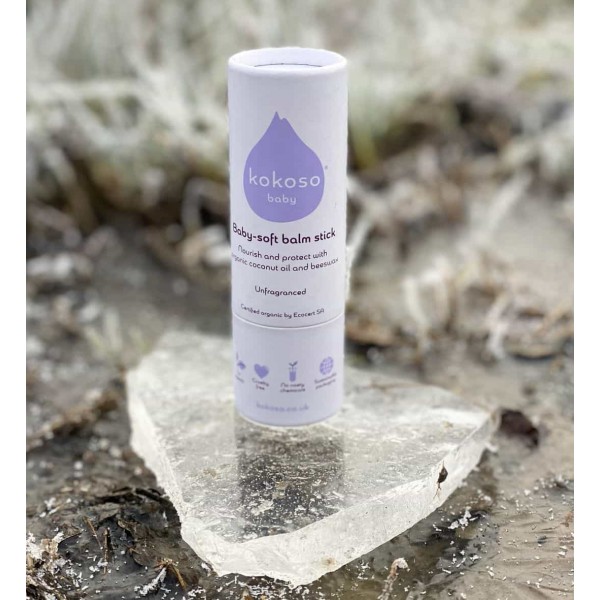 Детский защитный бальзам Kokoso Baby без запаха, 13 г
