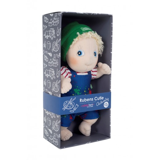 М'яка лялька ручної роботи Rubens Barn Cutie Activity Adam