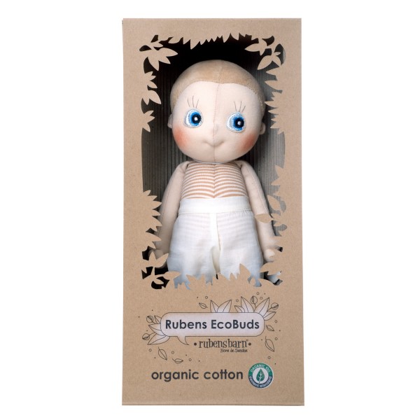 Мягкая кукла из органического хлопка Rubens Barn Aspen EcoBuds 35 см