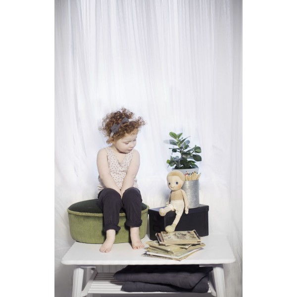 Мягкая кукла из органического хлопка Rubens Barn Aspen EcoBuds 35 см