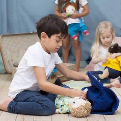 М'яка лялька ручної роботи Rubens Barn Oliver 36 см