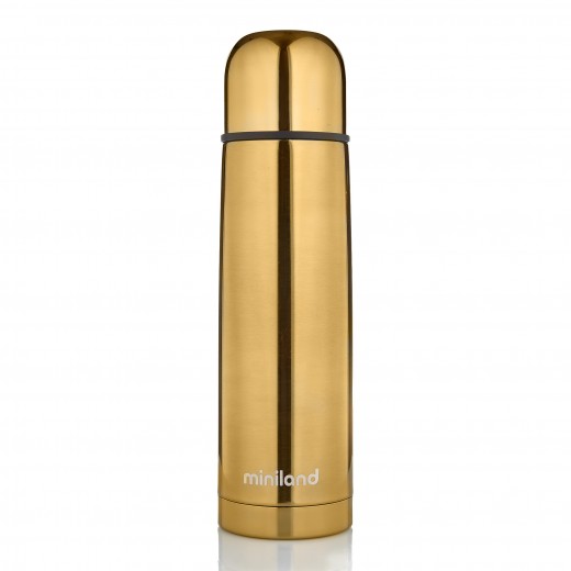 Термос питьевой Miniland Deluxe Thermos Gold 500 мл Термос питьевой Miniland Deluxe Thermos Gold 500 мл