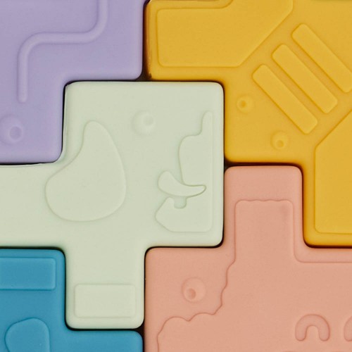 Мягкий развивающий набор Miniland Animal Blocks