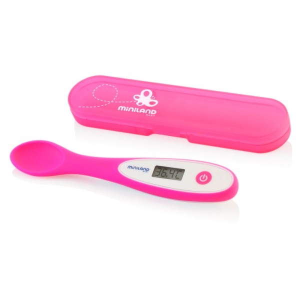 Термоложка детская Thermospoon розовая