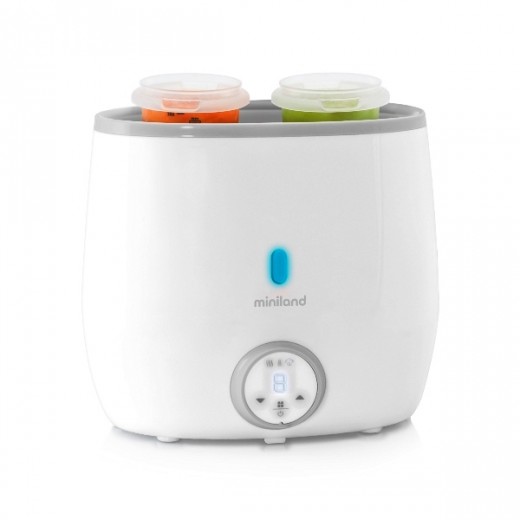 Підігрівач-стерилізатор на 2 пляшечки Miniland Warmy Twin