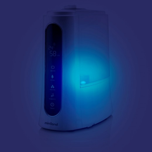 Зволожувач повітря Miniland Humitouch Pure із озонатором на 40 кв.м.