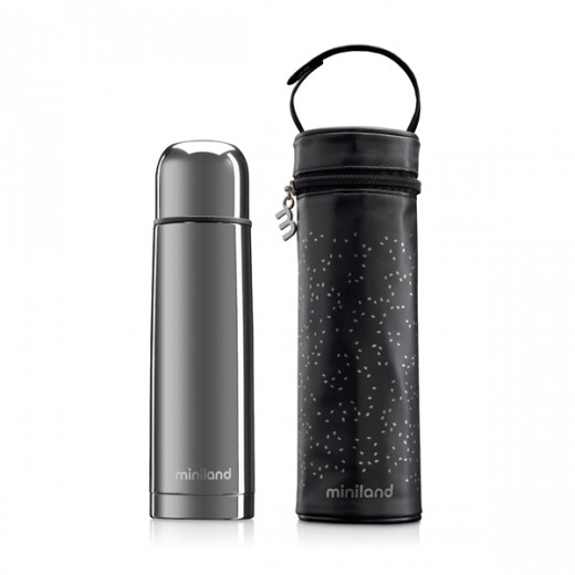 Термос із термосумкою Miniland Deluxe Thermos Silver