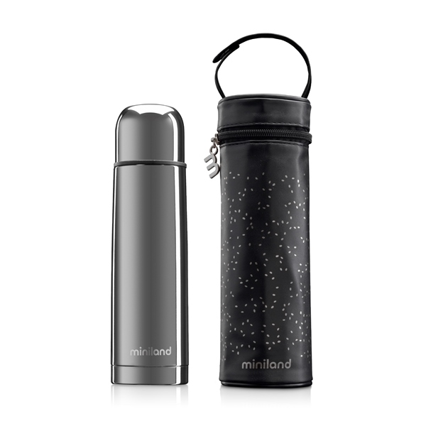 Термос с термосумкой Miniland Deluxe Thermos Silver