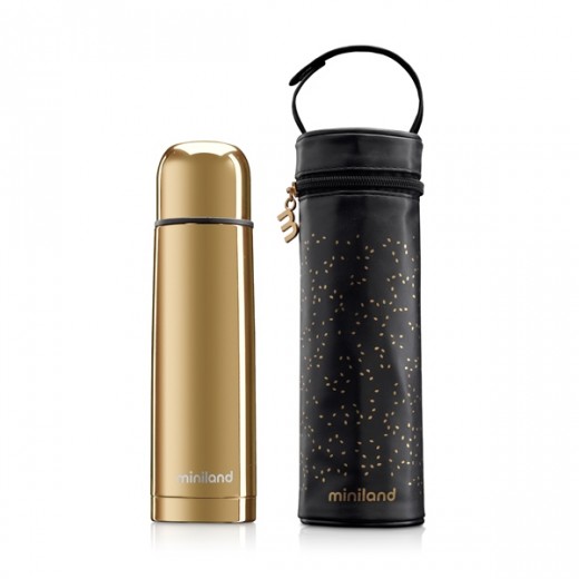Термос із термосумкою Miniland Deluxe Thermos Gold