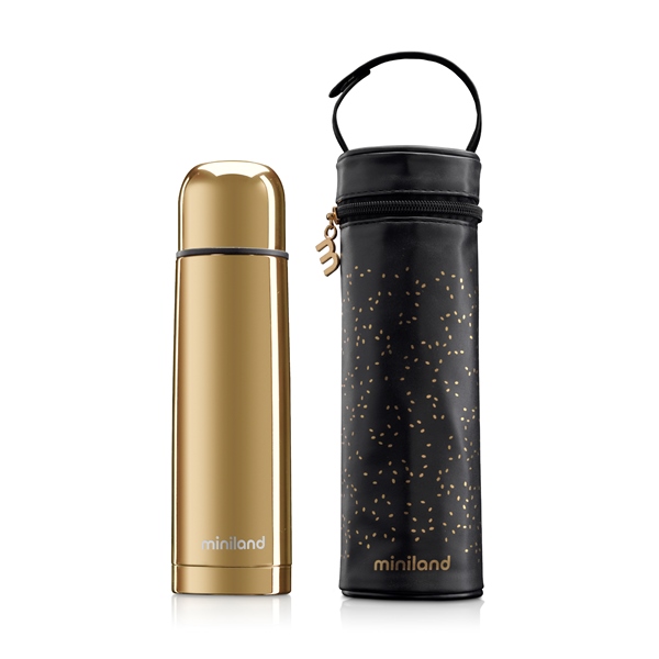 Термос с термосумкой Miniland Deluxe Thermos Gold