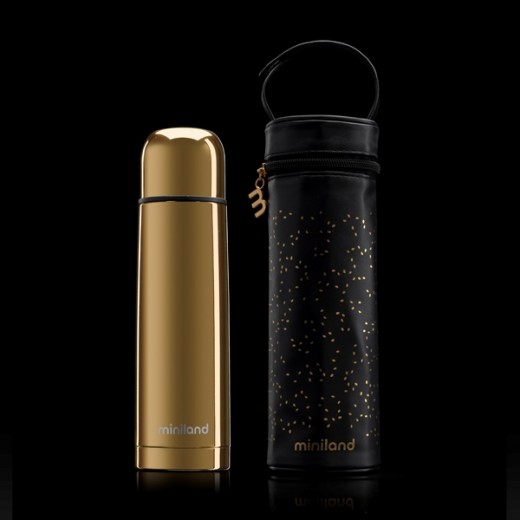 Термос із термосумкою Miniland Deluxe Thermos Gold