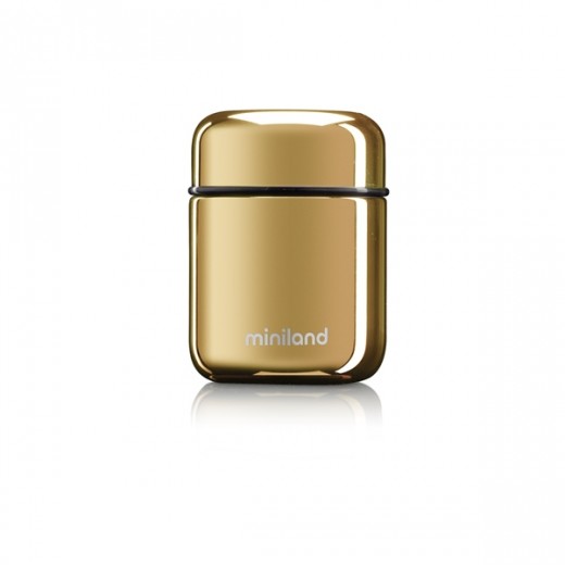 Термос пищевой Miniland Deluxe mini Gold 280 мл Термос пищевой Miniland Deluxe mini Gold 280 мл