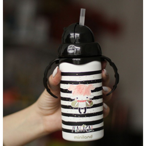 Термопоильник с трубочкой Miniland Thermokid Magical 240 мл