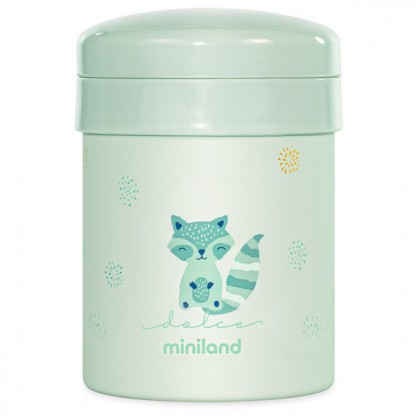Термос харчовий з двома контейнерами Miniland Thermetic Mint 700 мл