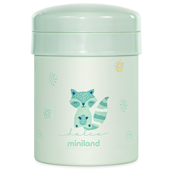 Термос пищевой с двумя контейнерами Miniland Thermetic Mint 700 мл