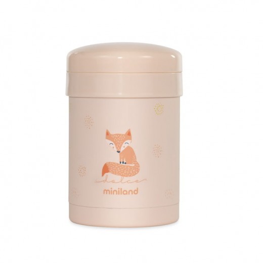 Термос пищевой с двумя контейнерами Miniland Thermetic Candy 700 мл