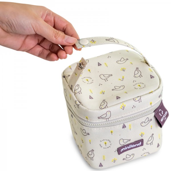 Термосумка с контейнерами (стекло) 2x210 мл Pack-2-go EcoSquare Chip 