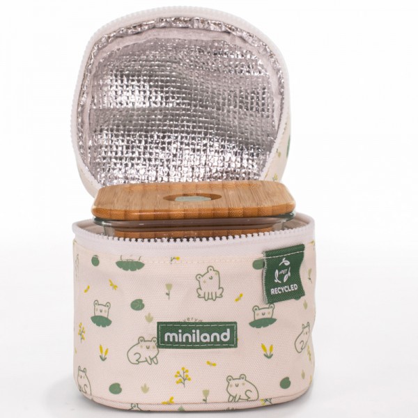 Термосумка с контейнерами (стекло) 2x210 мл Pack-2-go EcoSquare Frog