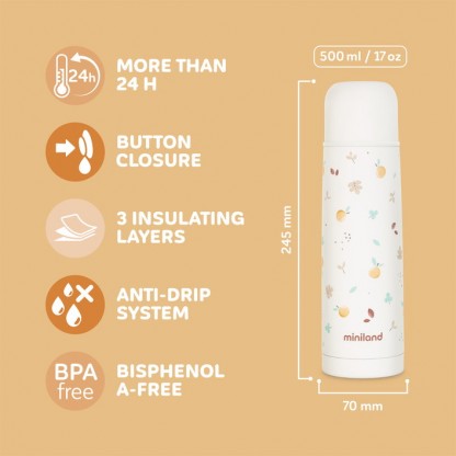 Термос питний Miniland на 500 мл Valencia