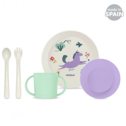 Набір дитячого посуду на 5 предметів Miniland Dream