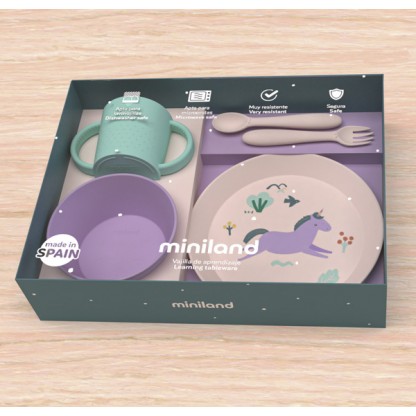 Набір дитячого посуду на 5 предметів Miniland Dream