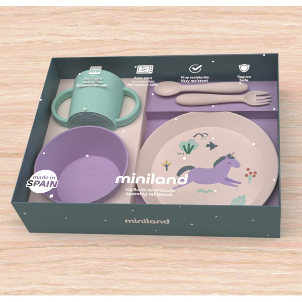 Набір дитячого посуду на 5 предметів Miniland Dream