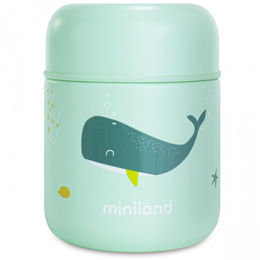 Термос пищевой Miniland Ocean Whaley 280 мл Термос пищевой Miniland Ocean Whaley 280 мл