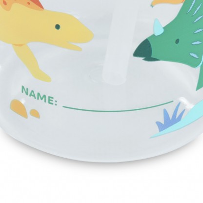 Поильник-непроливайка с трубочкой 450 мл Miniland Jurassic Dinosaur