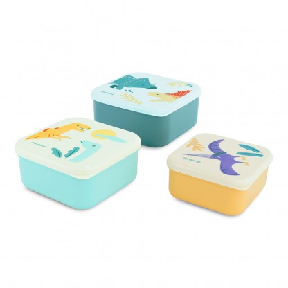  Набір з 3 контейнерів для їжі Jurassic 250 мл, 350 мл та 540 мл