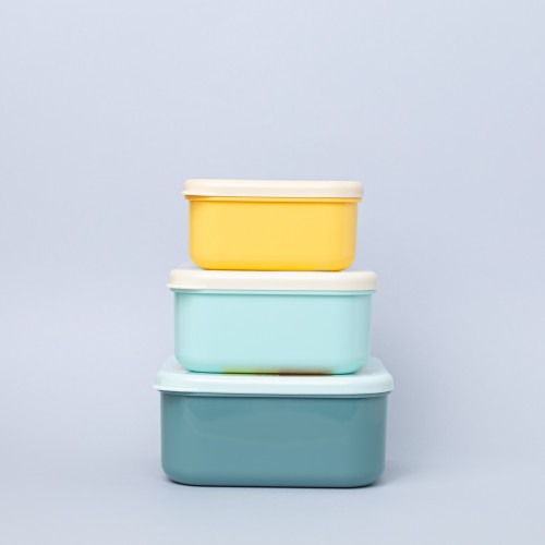 Набір з 3 контейнерів для їжі Jurassic 250 мл, 350 мл та 540 мл