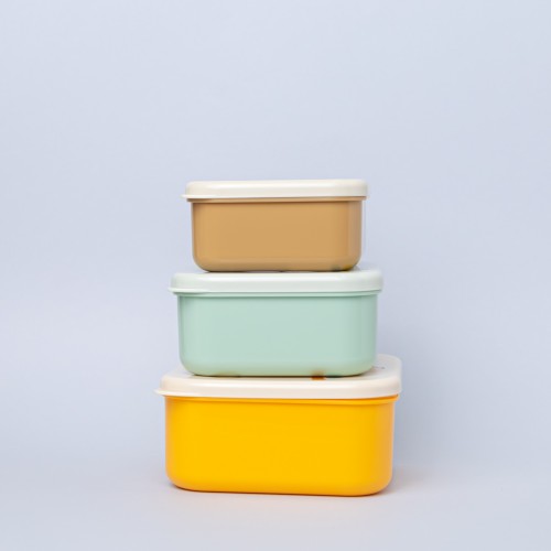 Набір з 3 контейнерів для їжі Jungle 250 мл, 350 мл та 540 мл