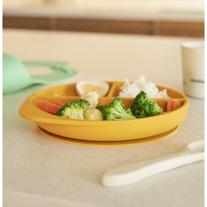 Набір силіконового дитячого посуду Miniland Garden