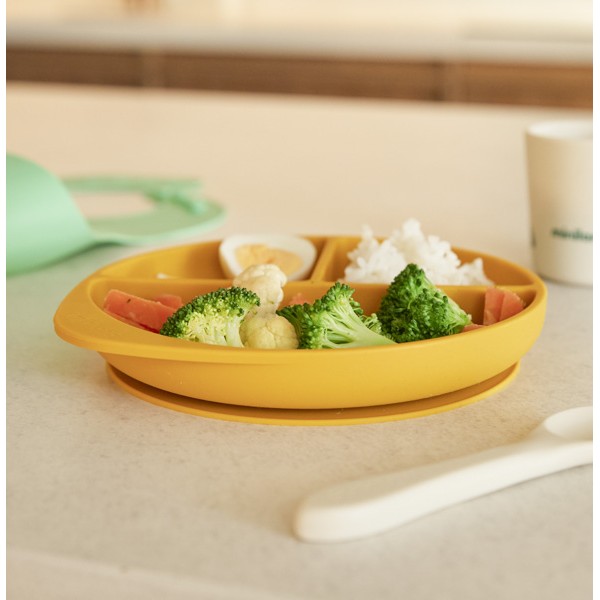 Набір силіконового дитячого посуду Miniland Garden